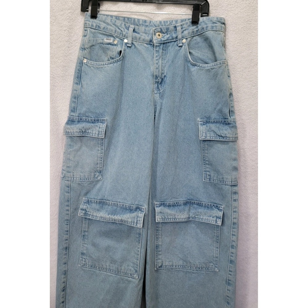 Dolls Kill The Ragged Jeans Priest Balloon Cargo Pants 28 X 28" Baggy Streetwear - Picture 3 of 16